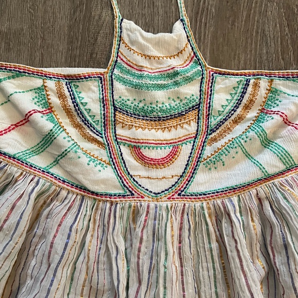 Anthropologie Floreat Itzel Embroidered Halter top - Picture 6 of 9